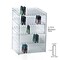 Azar Displays 5 Tier 60 Comp. Cosmetic Nail Polish Display 12"W x 8.5"D x 18.5"H 222885 - alternate 3